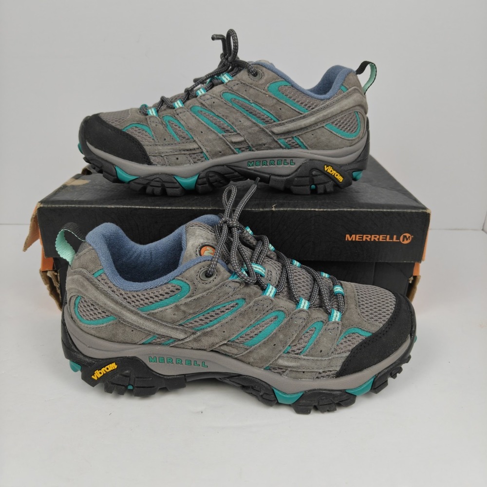 Merrell Moab 2 Vent Women's 10 Granite Hiking Outdoors Trails Vibram Ventilator